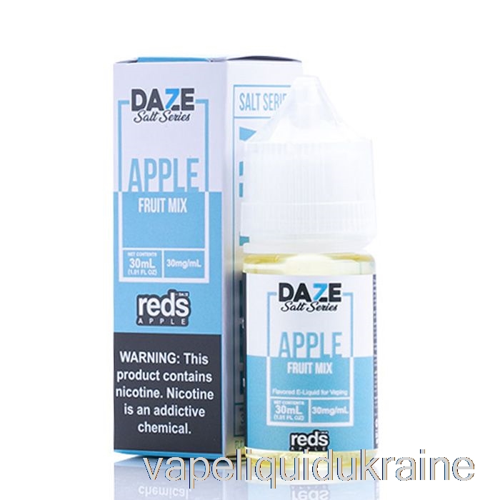 Vape Liquid Ukraine Fruit Mix - Red's Apple E-Juice - 7 Daze SALT - 30mL 30mg